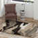 Tapis brun Millia