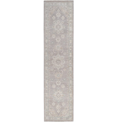One-of-a-Kind 2'6" x 9'9" Hand Knotted Area Rug