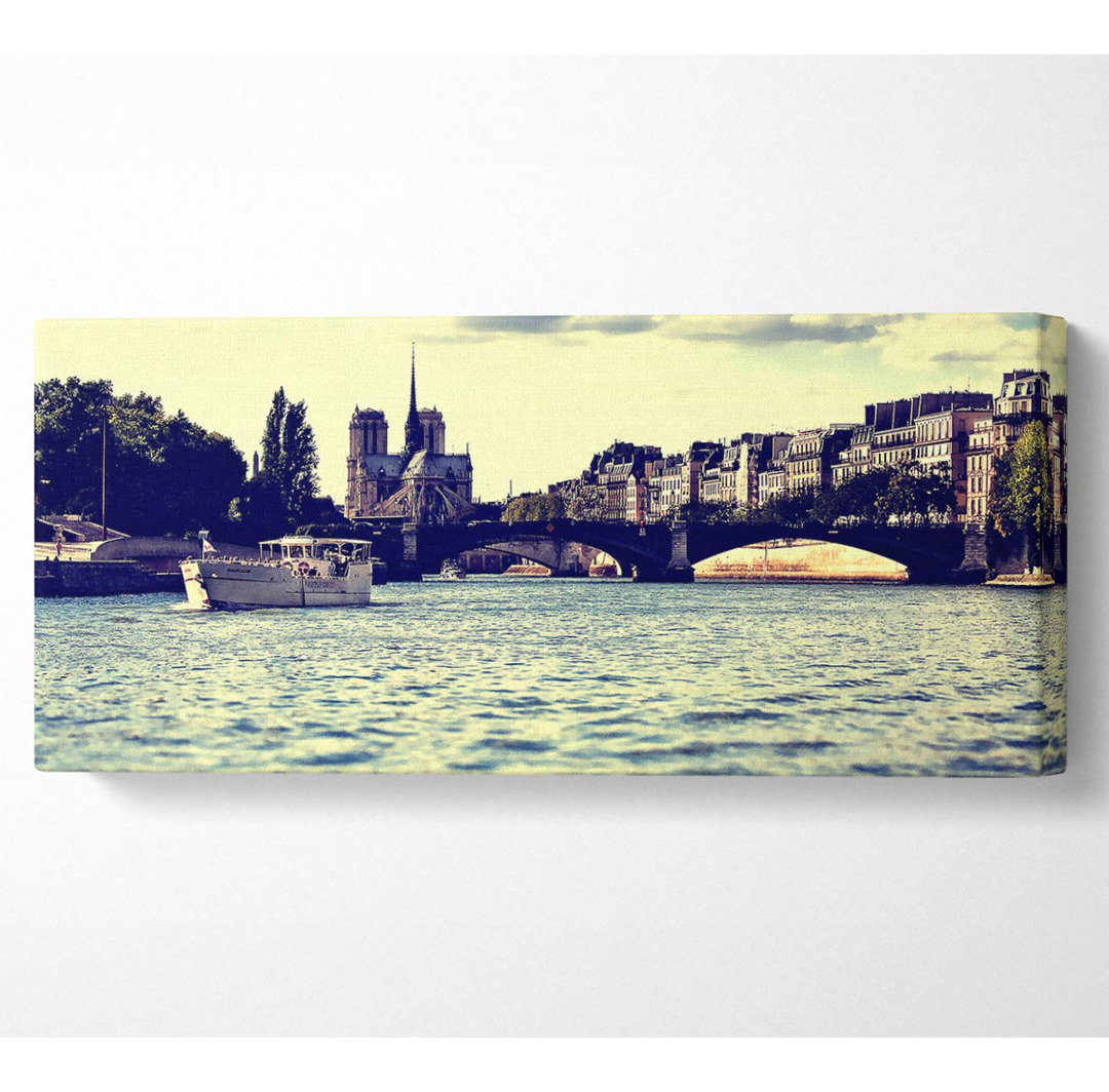 Paris On The Water - Kunstdrucke auf Leinwand