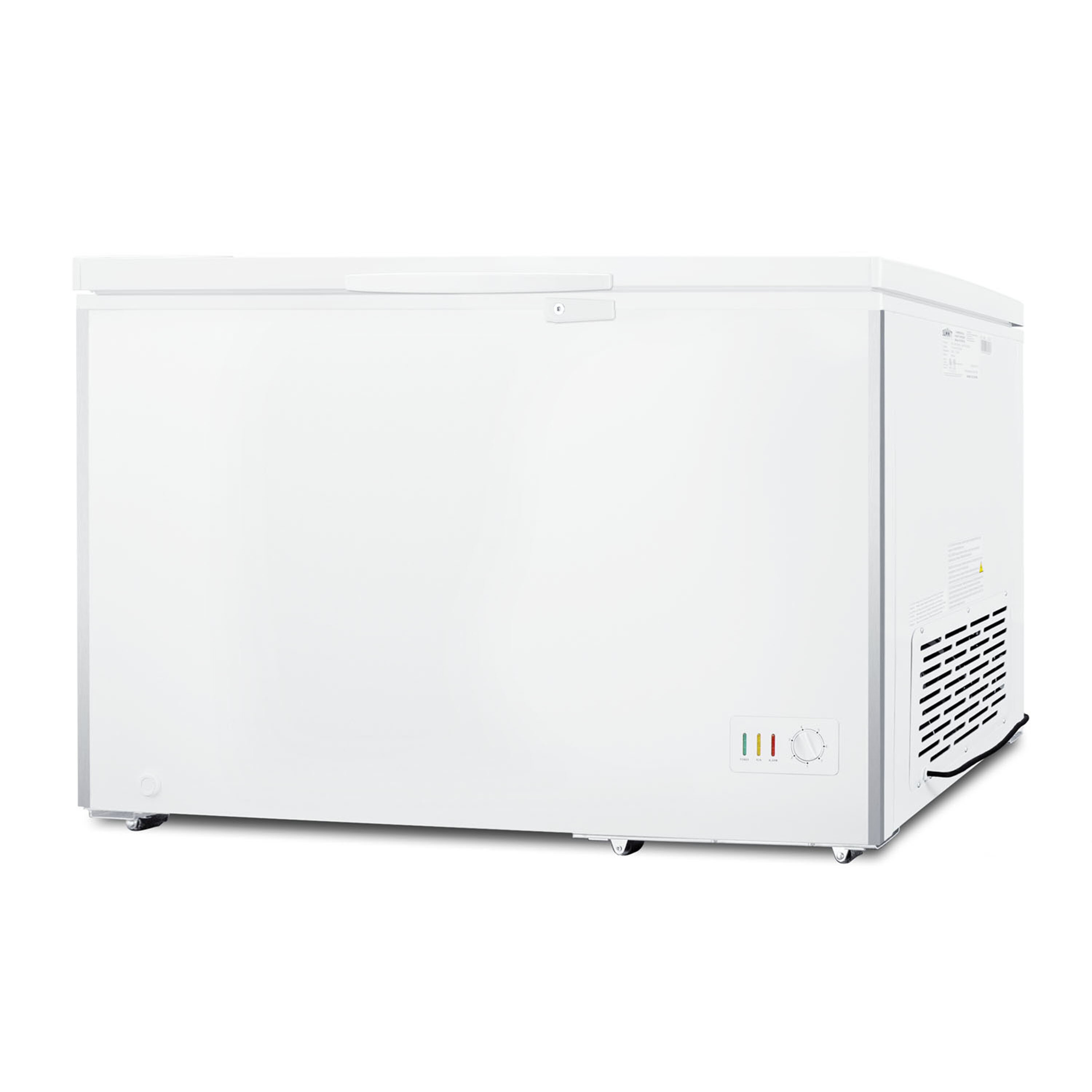 GE Garage Ready 10.7-cu ft Manual Defrost Chest Freezer (White) in