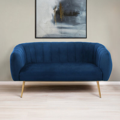 Overshores 2 Seater Velvet Sofa