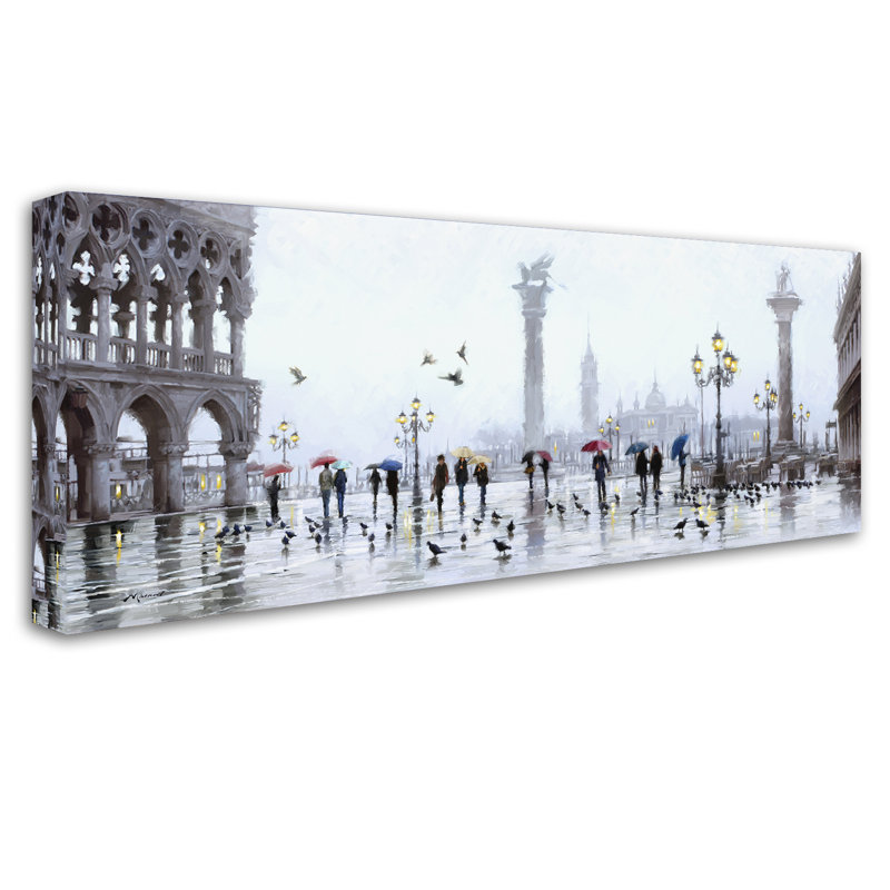 Armand, «Piazza San Marco», reproduction sur toile, H 20 po x l 47 po x P 2 po