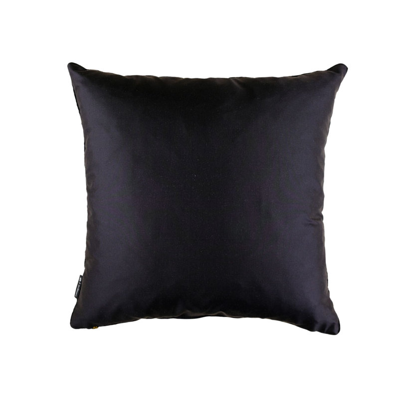 Ardmore Pillow, Black, 16" x 16"