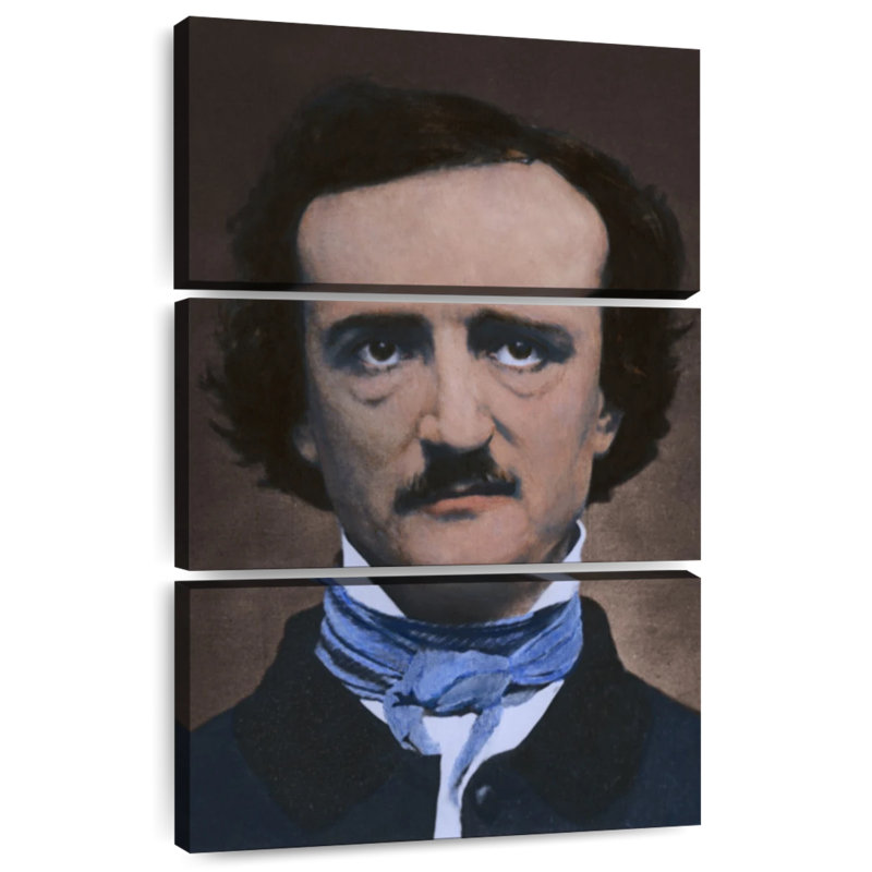Leisha Edgar Allan Poe, poète américain, H 50 po x l 32 po