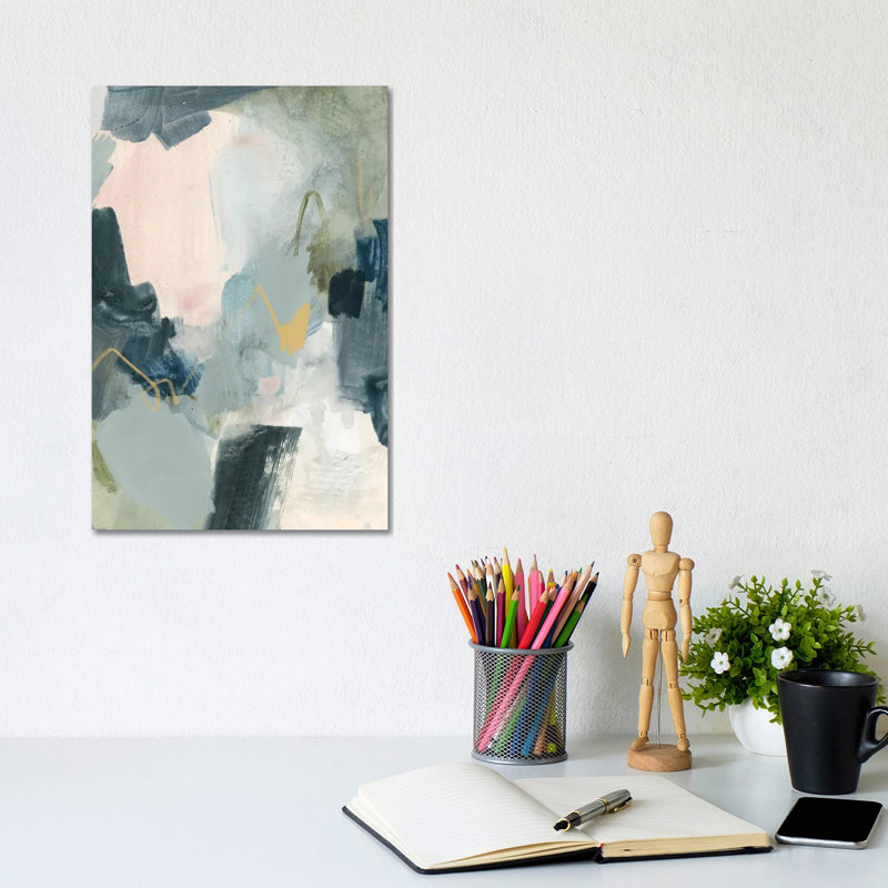 Lago II by Victoria Barnes - Wrapped Canvas Painting, 20.32 cm H x 30.48 cm W