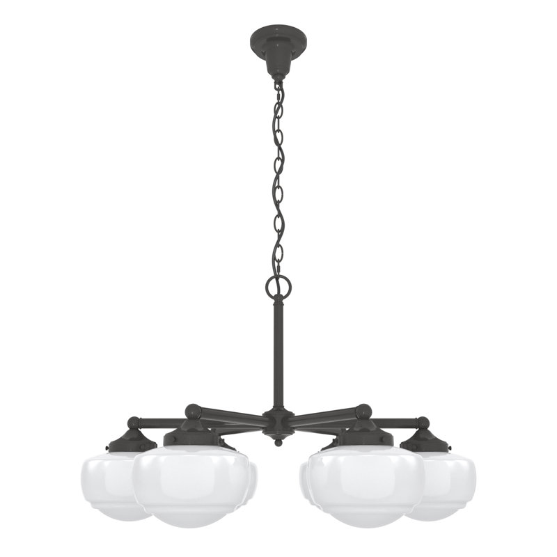 Plafonnier lustre 6 lumières Hunter Saddle Creek