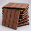 Dalles de terrasse emboîtables WPC, 25 pièces - Panneaux en bois rouge gaufré pour une installation facile et une durabilité accrue