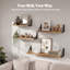 Solid Wood, Paulownia Wood Floating Shelf