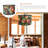 Bamboo Ceiling Lampshade With Flower Pattern Light Cover Light Shade Home Decor E27