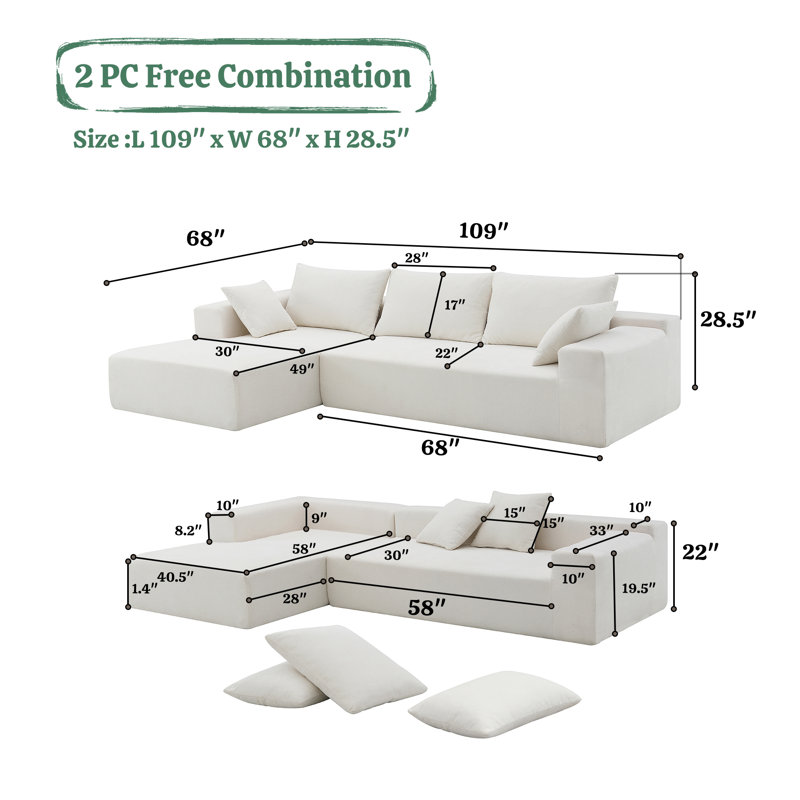 Canapé modulaire Jackolyn