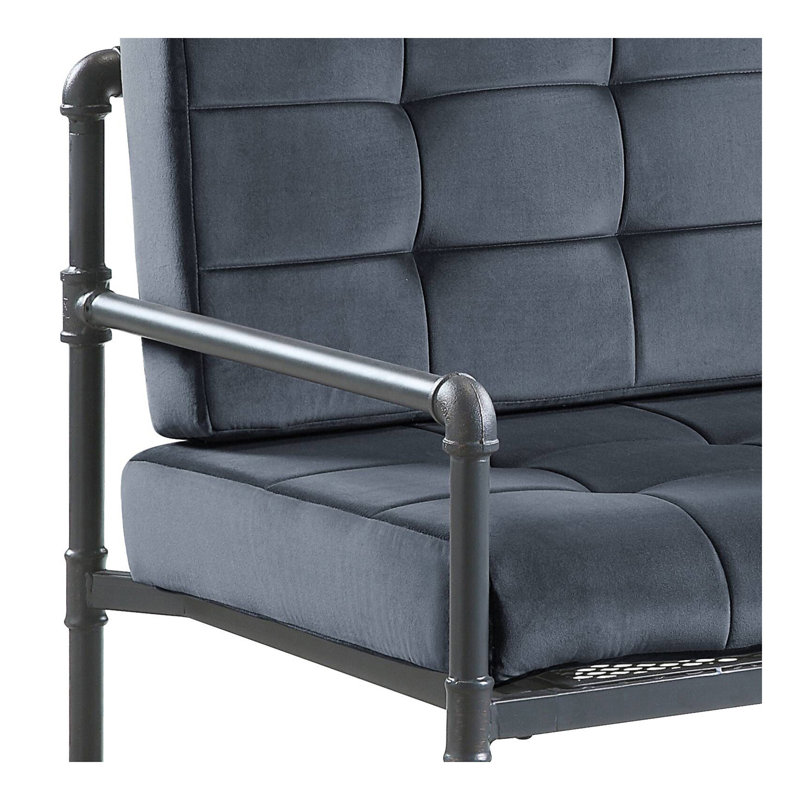 Causeuse en velours Brantley