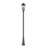 Barling 3 Light Outdoor Post Mounted Fixture in Black-100157148