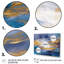 «Effervescent Ocean Golden Sunrise Awakening», reproduction d'art sur toile-1051849346-1051849345