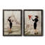 «Love, From Paris», ensemble de 2 reproductions d'art sur toile encadrées-109441219-109441244
