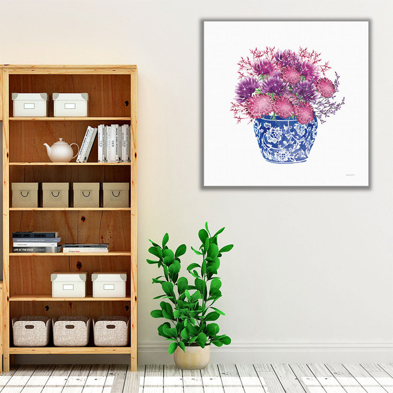«Chinoiserie Style IV», reproduction d'art sur toile, H 30 po x l 30 po