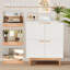 Armoire blanche avec 4 portes