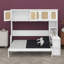 Lit escamotable avec bureau et armoires, lit escamotable peu encombrant pour bureau à domicile-747984707