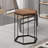 Medici 21'' Tall Hexagon Side/End Table, NighStand Coffee Table, Easy Assemblation, Tripod Stand