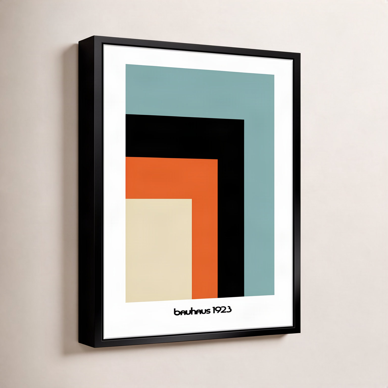 Bauhaus 1923 Print, 11" W  x 14" H