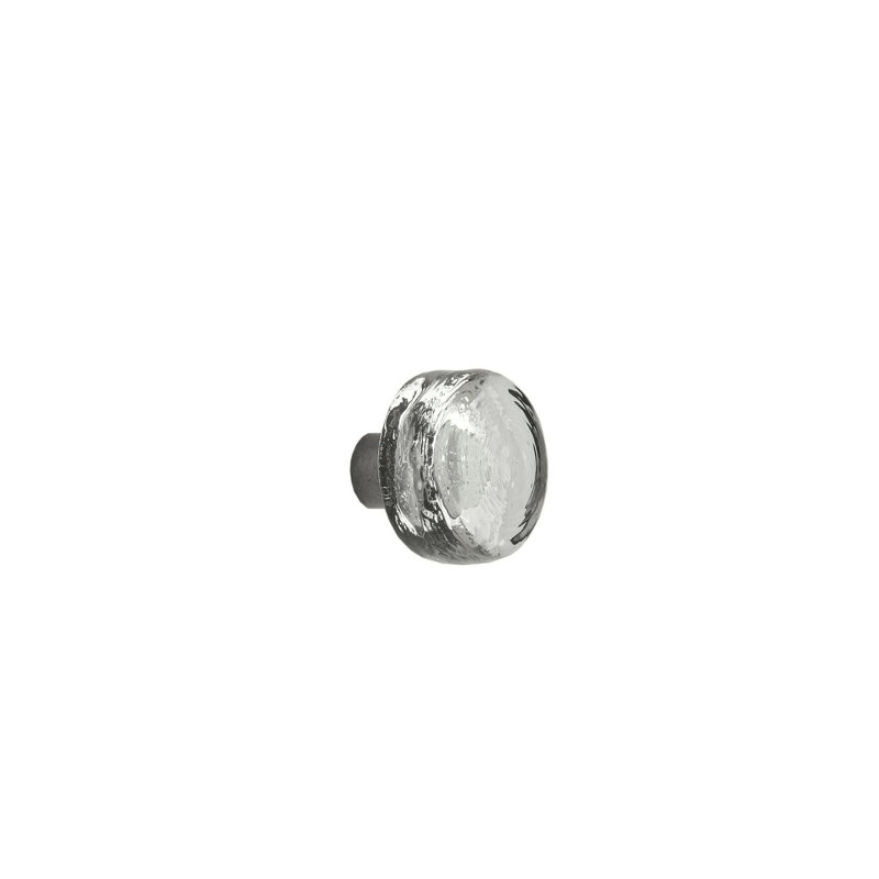 Bronze Round Knob, White Bronze Dark