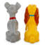 Ensemble de salière et poivrière en céramique Disney Lady and The Tramp