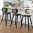 26" Upholstered Rattan Back Counter Height Bar Stools-712527878-712527879