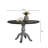 Iris Round Pedestal Wood Dining Table