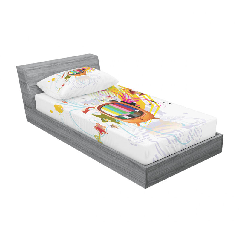 Microfiber Sheet Set, Twin XL Sheet Set with Fitted Sheet
