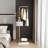 Heavy-Duty Standing Coat Rack, Modern Gold Metal Coat Tree with 3 Hooks & Crossbar, Sturdy Entryway Organizer for Coats, Hats, and Handbags