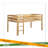 Twin Wood Loft Bed Low Loft Beds With Ladder,Twin-814451775