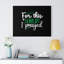 For This Child I Prayed - Wrapped Canvas Print-798720095