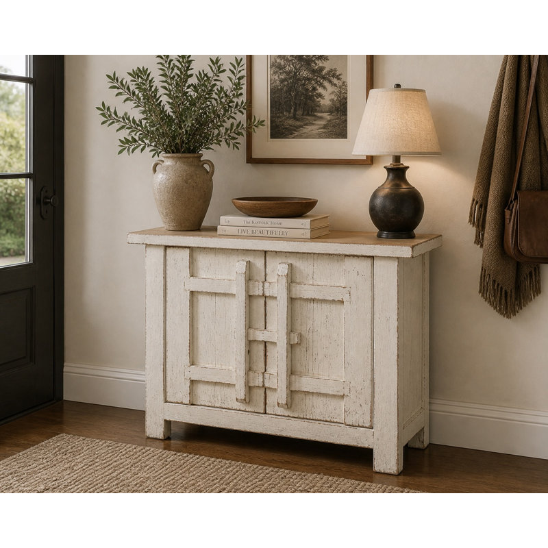 Solid Wood Accent Cabinet