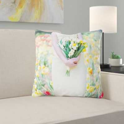 Microsuede Throw Pillow