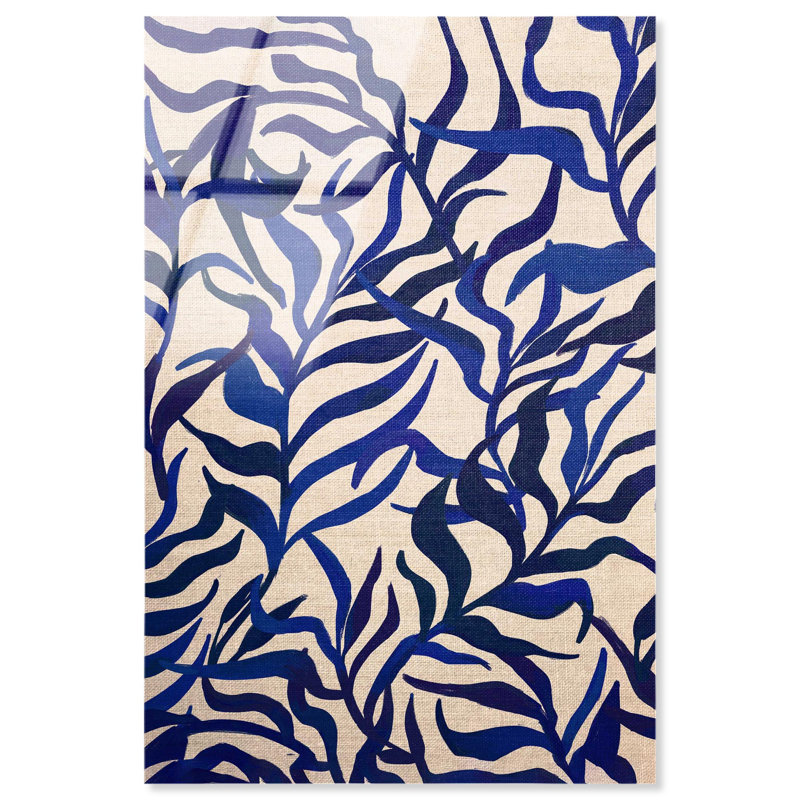 Imprimé acrylique Seaweed Blue Decor par Art Remedy, H 20 po x l 16 po