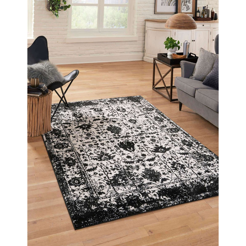 Geddis Ikat Indoor Rug, Rectangle 8' x 10'