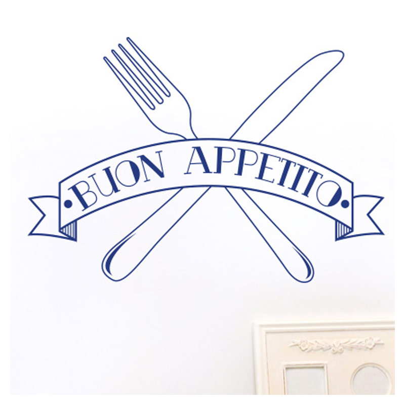 Wall Decal, Dark Blue, Medium
