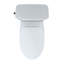 Toilette allongée deux pièces à hauteur universelle 1,28 GPF TOTO® Drake® avec siège CEFIONTECT® et SoftClose®, prêt pour WASHLET® +, coton blanc-88575870