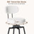 26" H Swivel Bar Stools Counter Height Bar Stools with Adjustable Foot Pads-1894632385-1883786834
