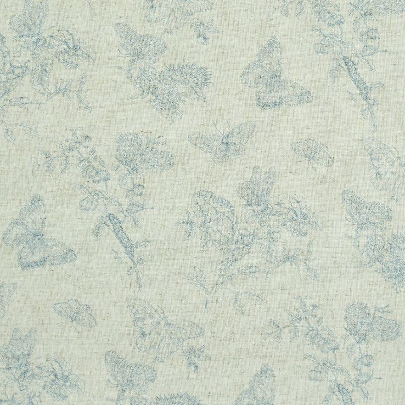 Papier peint Baudin Butterfly, bleu