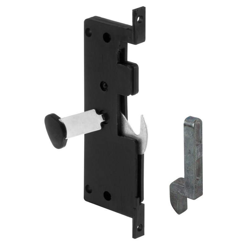 Mortise Style Sliding Screen Door Hook Latch (Single Pack)