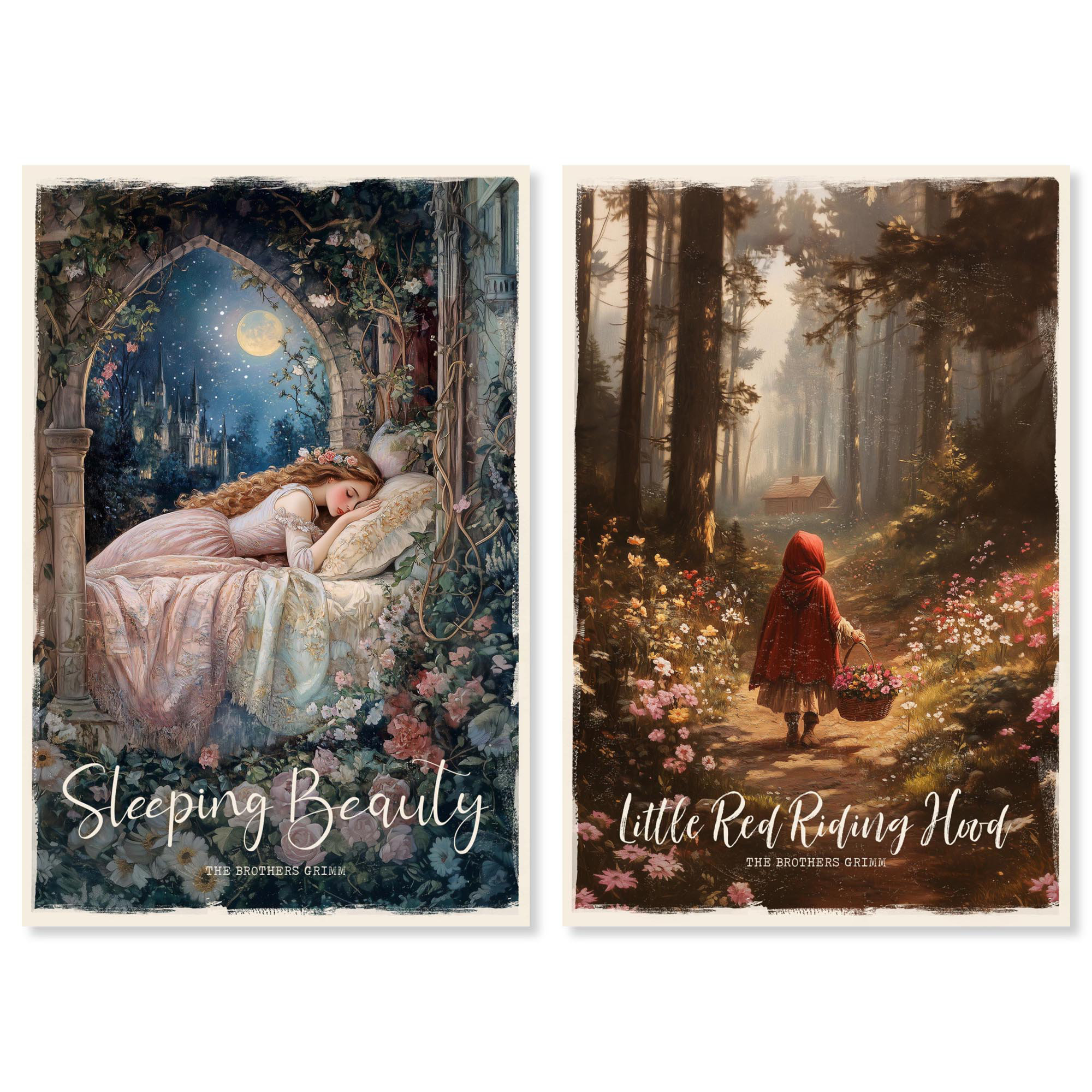 Art Remedy Enchanted Fairytale Set Landscape Canvas Print by Art Remedy | Wayfair