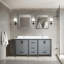 Meuble-lavabo double avec plateau en marbre de culture-2046618150