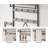 Hall Tree With Bench And Shoe Storage Coat Tree, For Entryway-848639900