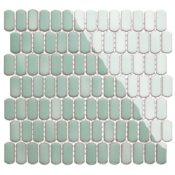 Hudson Capsule 12-1/4 In. X 13-1/8 In. Porcelain Mosaic Tile