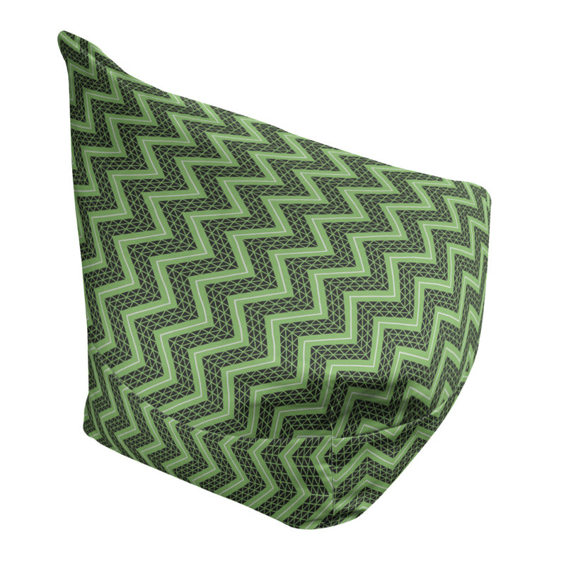 Sac de pois, H 38 po x L 42 po x P 29 po, Bourre en polyester, Vert clair