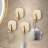 Plastics Adhesive hook Plastic Hook Adhesive Hook No Punching No Marks Strong Backpack Hook Clothes Hook Kitchen Hook-132606030