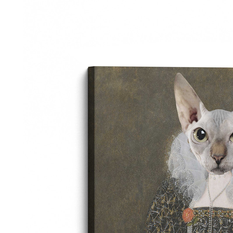 "Familiar I" par June Erica Vess, reproduction d'art sur toile, H 48 po x l 36 po
