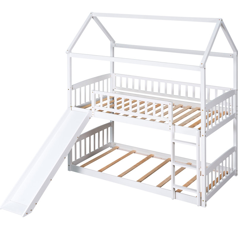 Lit simple superposé avec glissade - Maximisez le plaisir de votre chambre à coucher, confortable et ludique