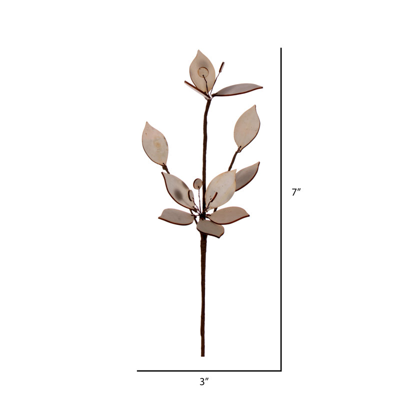 Jet de poinsettia en bois naturel