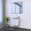 Meuble-lavabo simple 23,6 po avec dessus Kayben-1921793101-1921793090